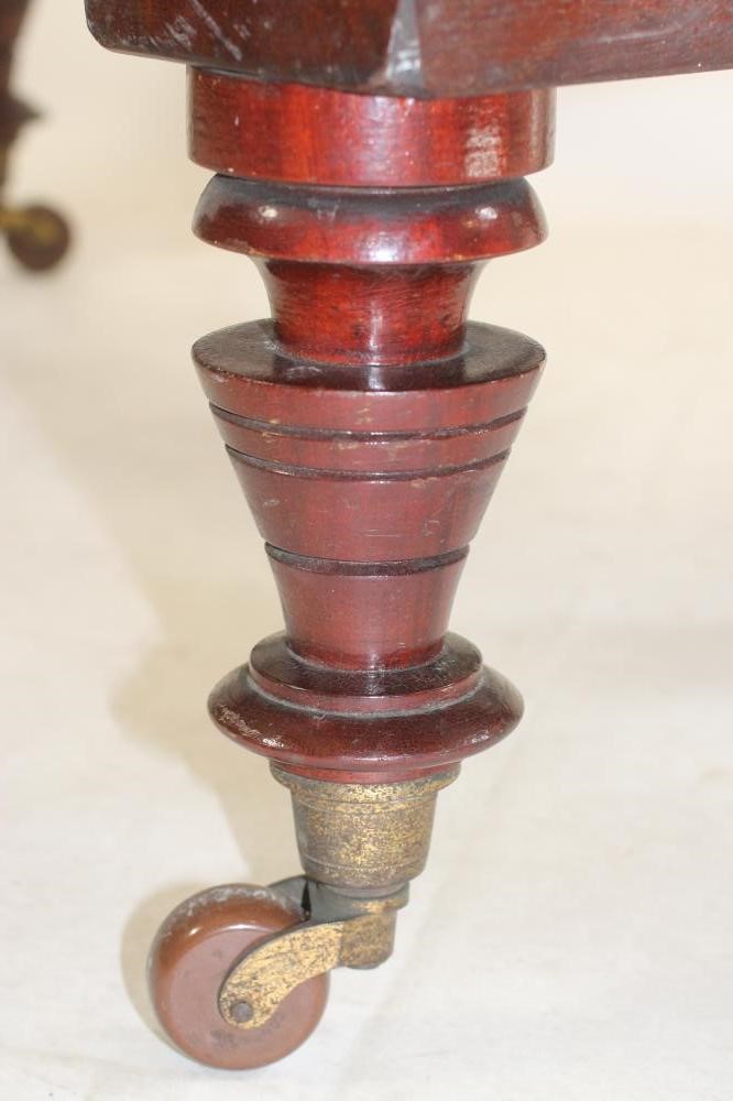 A MAHOGANY ADJUSTABLE CAMPAIGN BED by Robinson & Sons Image