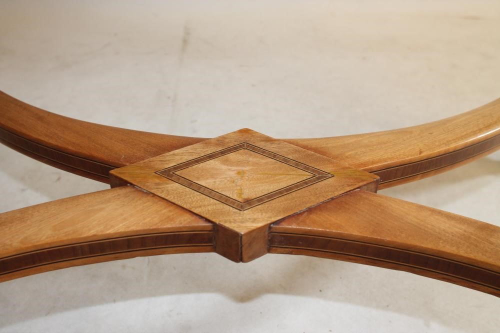 AN EDWARDIAN SATINWOOD OCCASIONAL TABLE by H Ogden Image