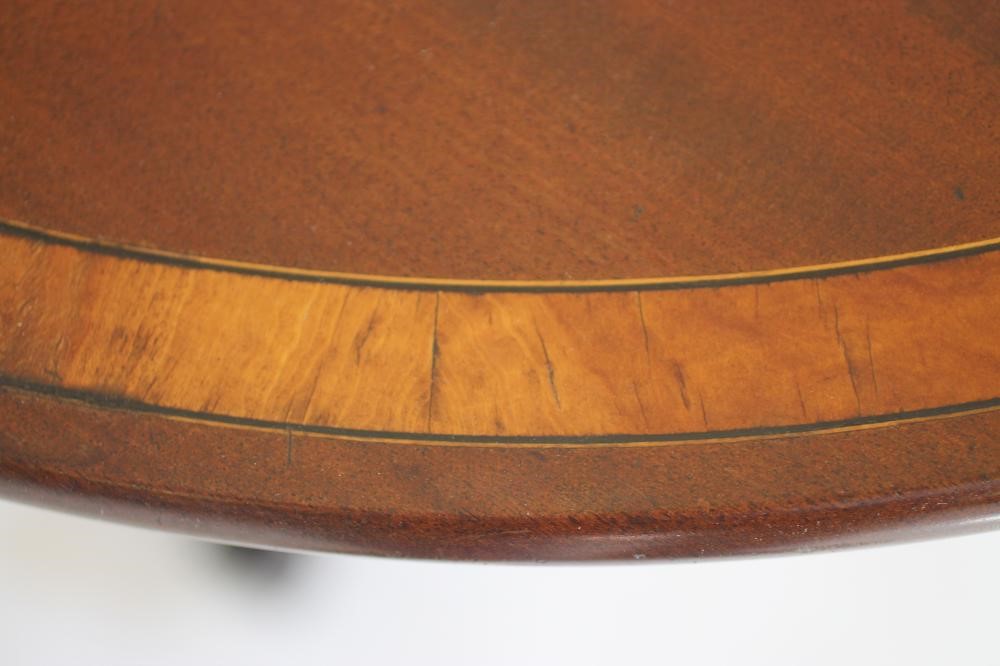 A LATE VICTORIAN MAHOGANY TRIPOD OCCASIONAL TABLE Image