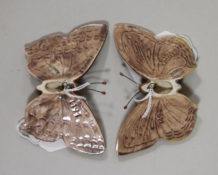 TWO BESWICK POTTERY BUTTERFLIES Image