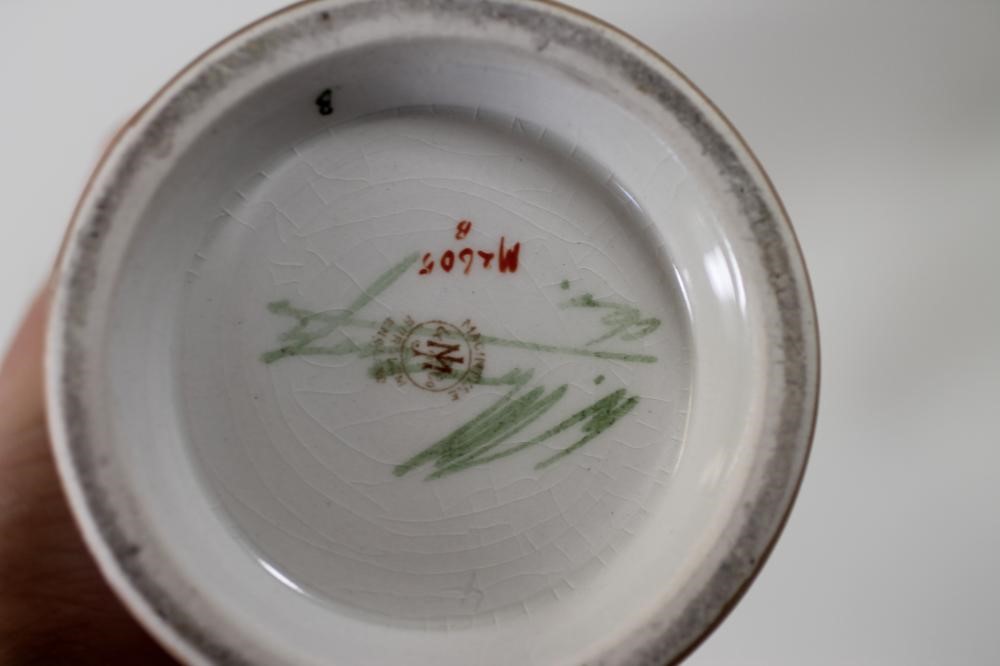 A PAIR OF MACINTYRE MOORCROFT POTTERY "EIGHTEENTH CENTURY" PATTERN VASES Image