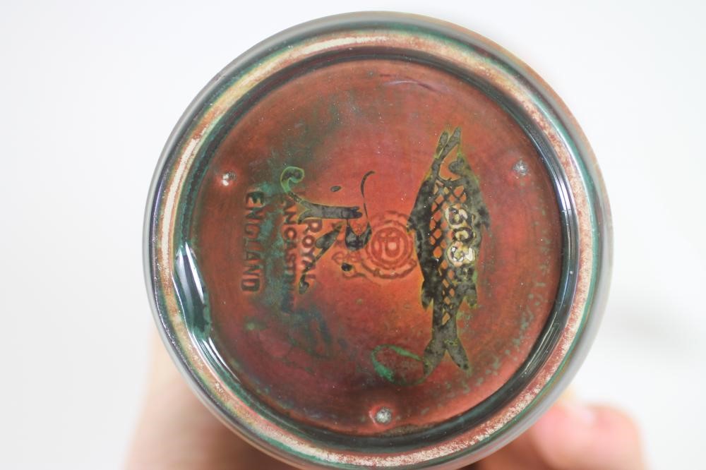 A ROYAL LANCASTRIAN EARTHENWARE VASE Image