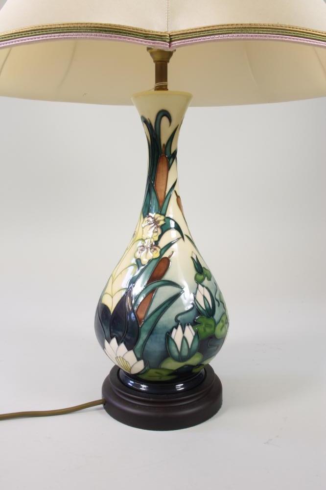 A MOORCROFT POTTERY "LAMIA" PATTERN LAMP Image