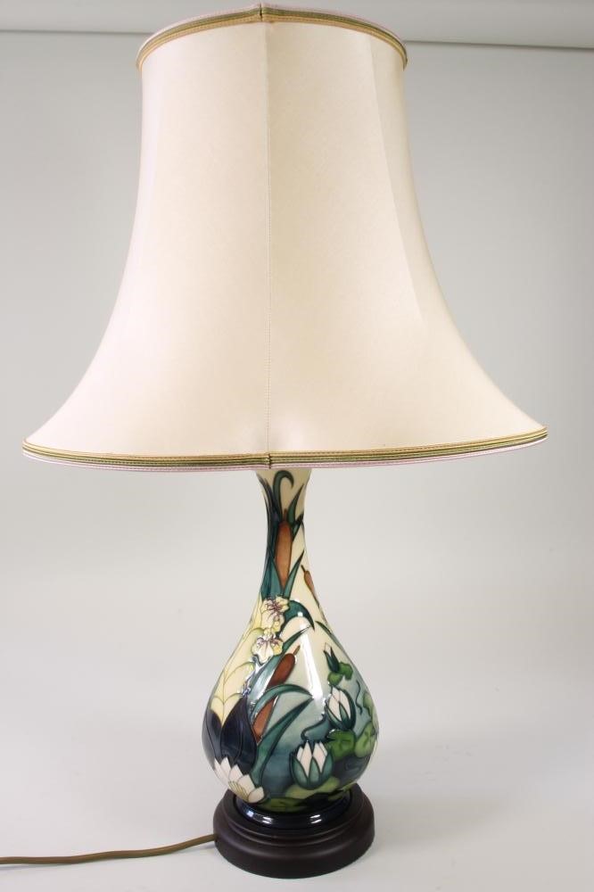 A MOORCROFT POTTERY "LAMIA" PATTERN LAMP Image
