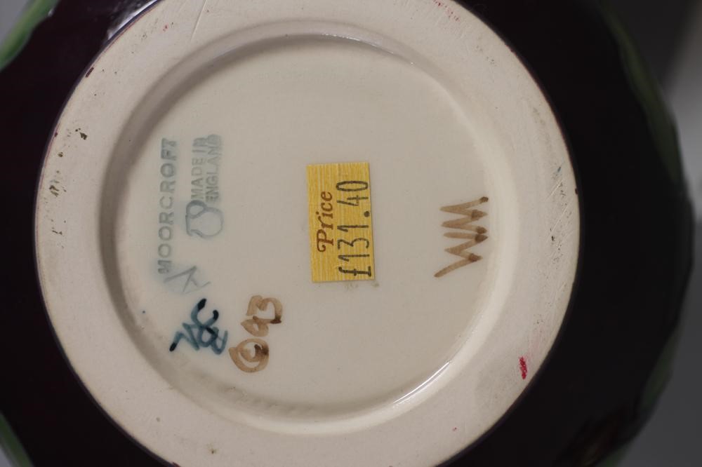 TWO MOORCROFT POTTERY TRAINING VASES Image