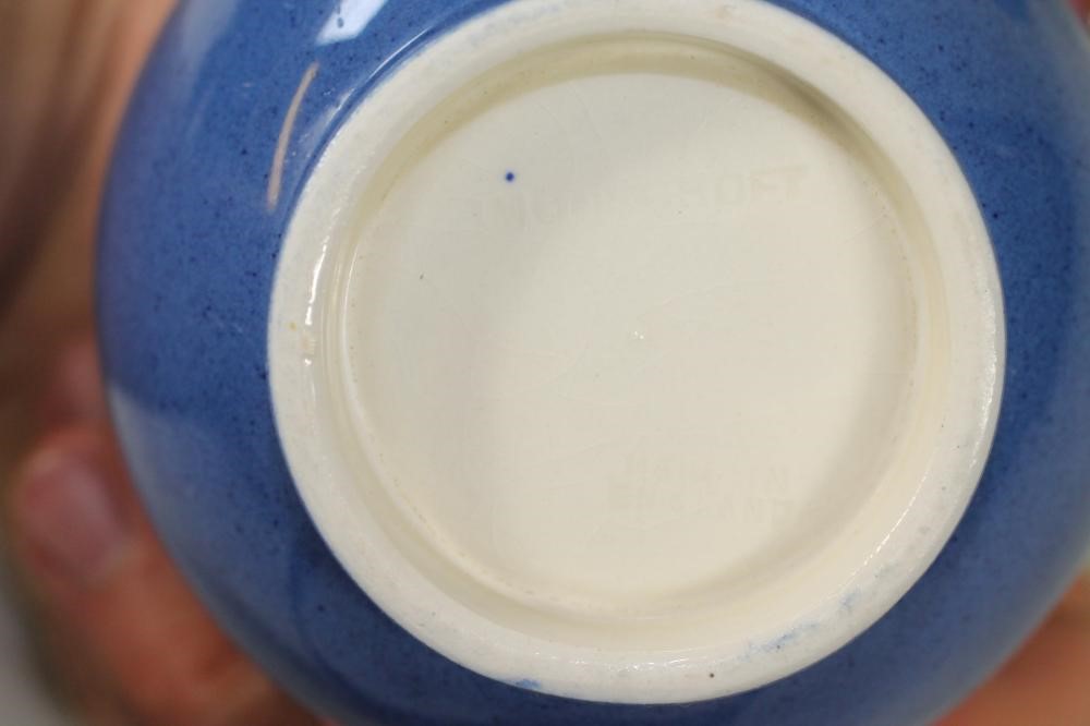 A MOORCROFT POTTERY POWDER BLUE TRIO Image