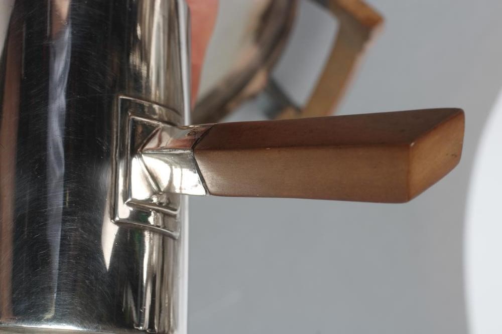 AN ART DECO FIVE PIECE CAFE-AU-LAIT SET Image