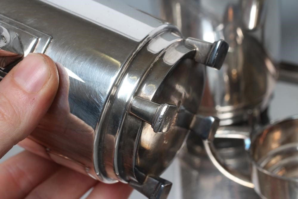 AN ART DECO FIVE PIECE CAFE-AU-LAIT SET Image