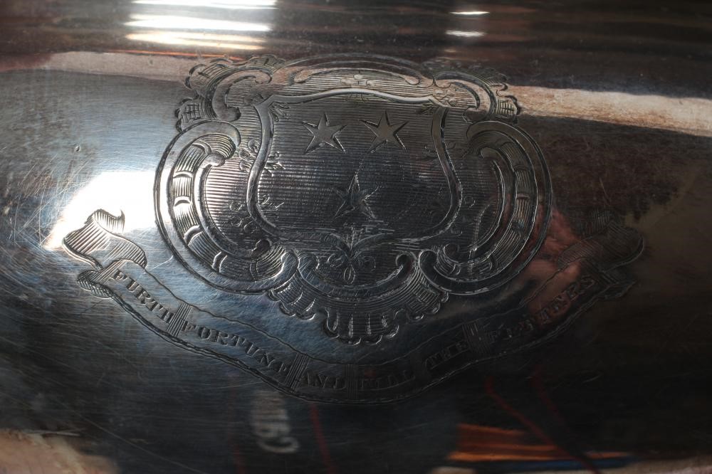 CLAN MURRAY - A Victorian EPNS tureen and cover Image