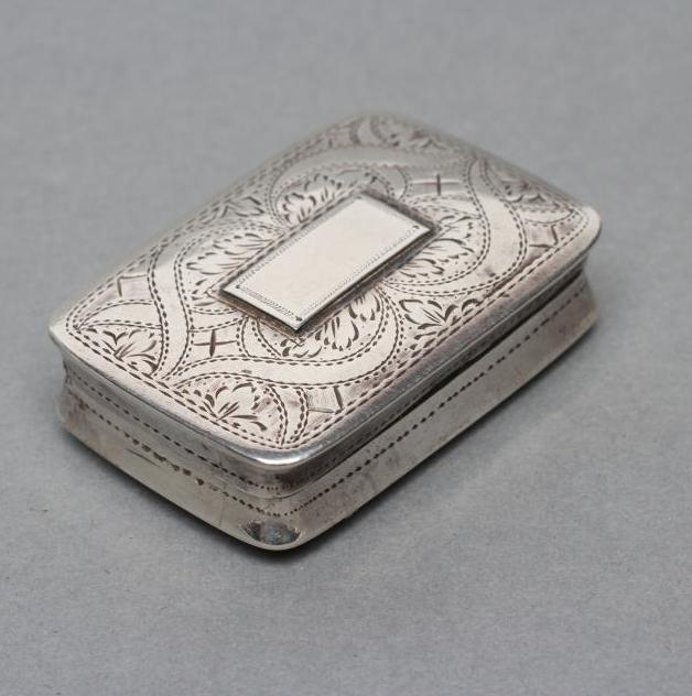A WILLIAM IV SILVER VINAIGRETTE Image