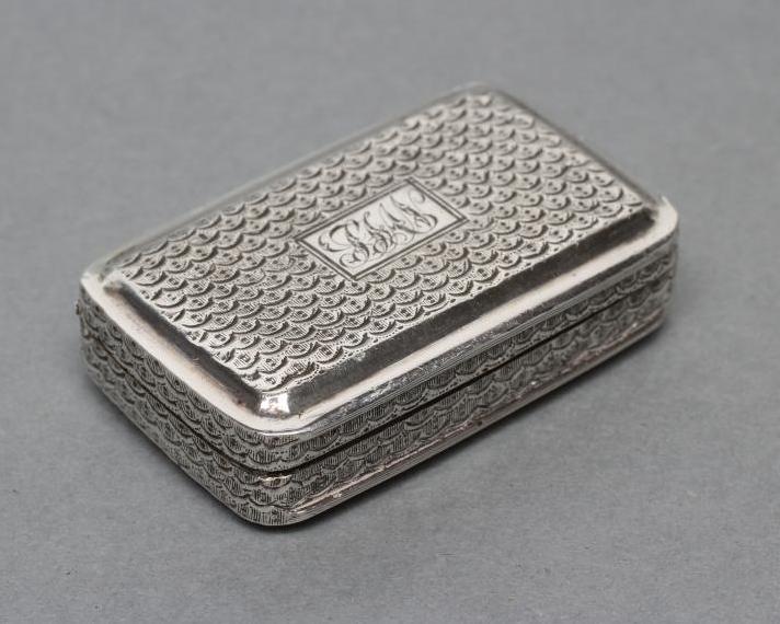 A GEORGE III SILVER VINAIGRETTE Image