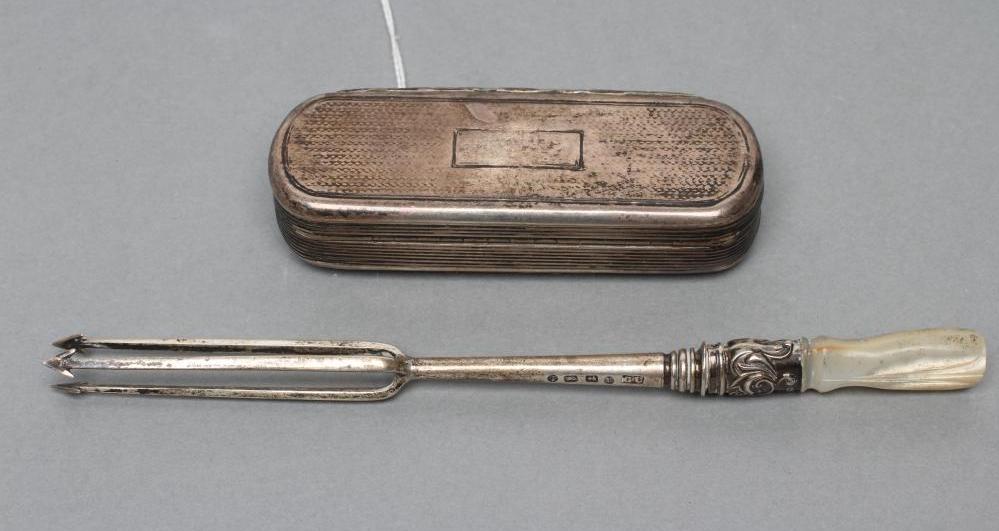 A WILLIAM IV SILVER SNUFF BOX Image