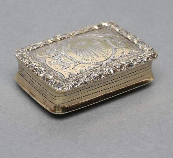 A GEORGE IV SILVER VINAIGRETTE Image