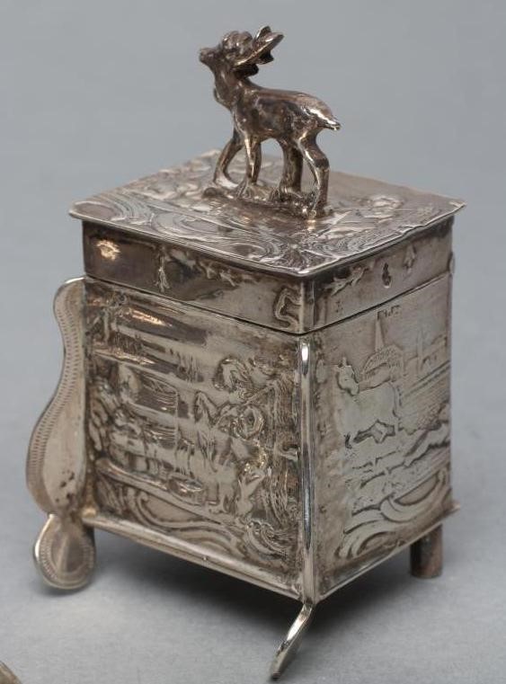 THREE DUTCH WHITE METAL "TOYS" Image