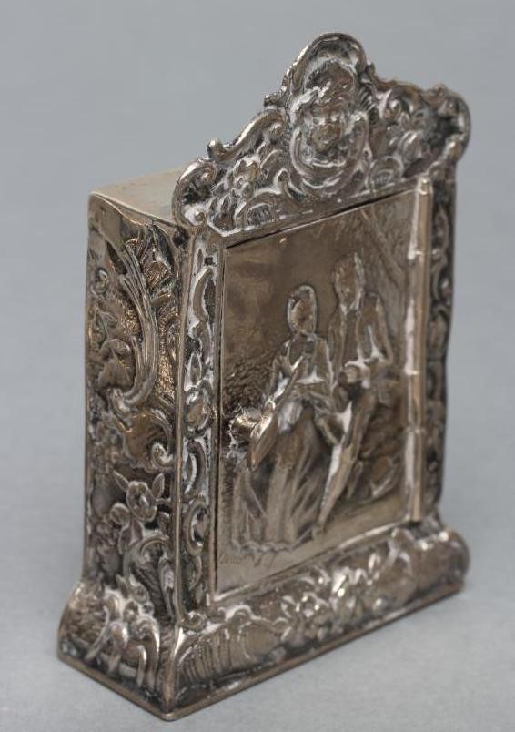 THREE DUTCH WHITE METAL "TOYS" Image