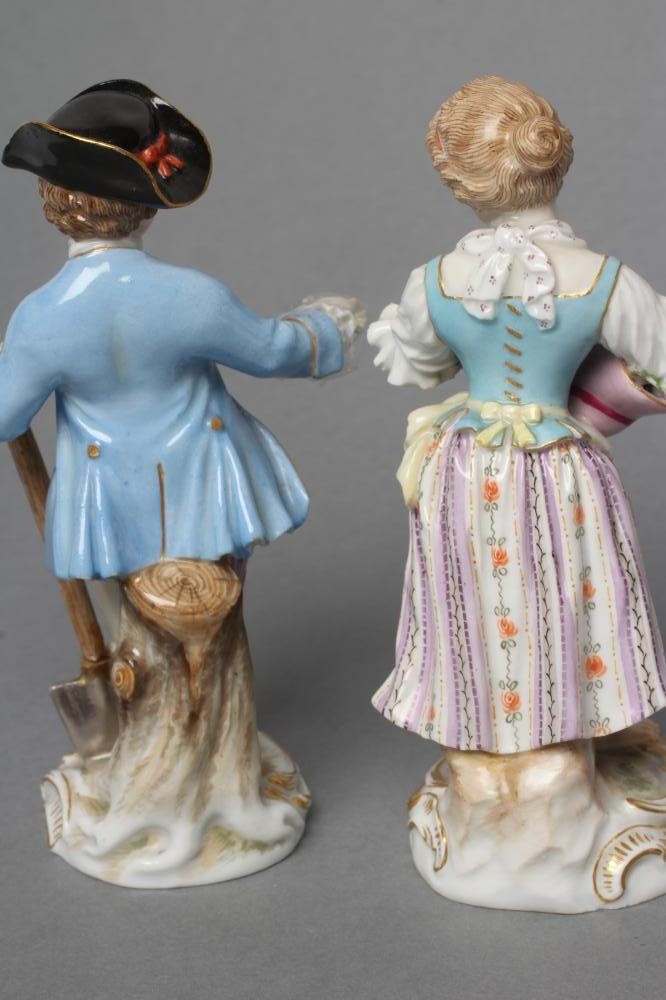 TWO MEISSEN PORCELAIN FIGURES Image