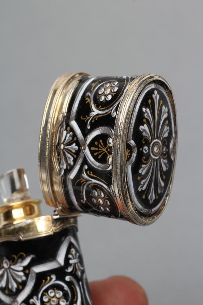 A LIMOGES ENAMEL SCENT BOTTLE Image