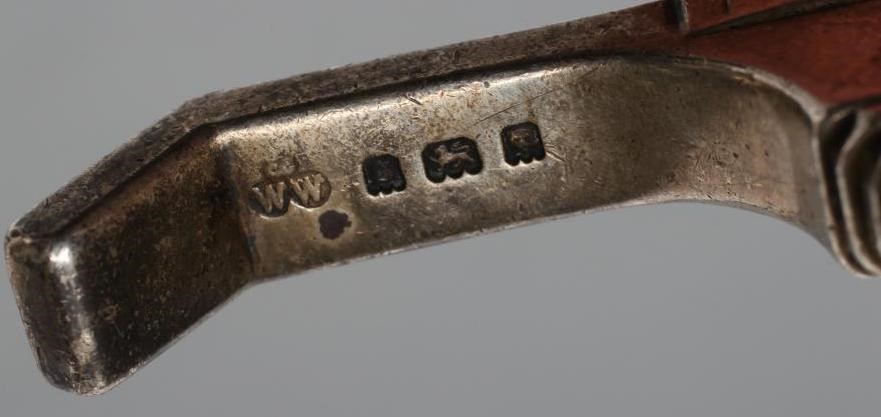 AN ART DECO SILVER CORKSCREW Image