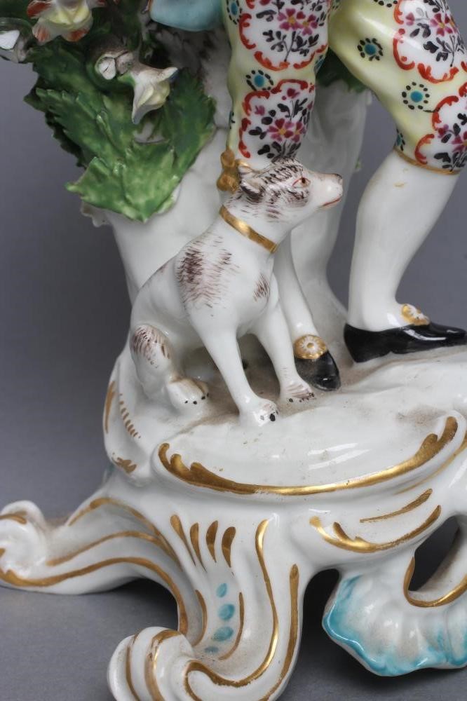 A CHELSEA PORCELAIN FIGURE Image