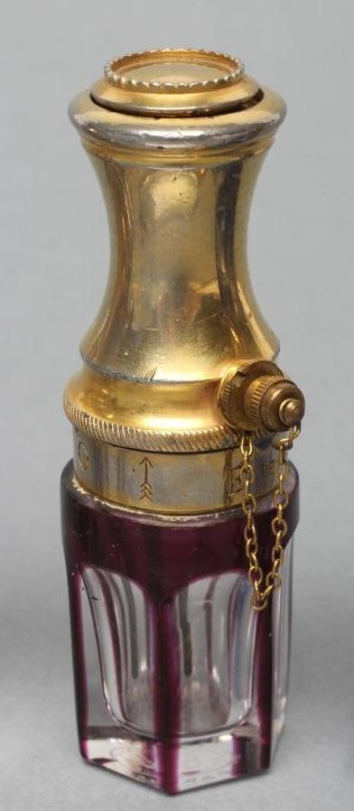 A COLLECTION OF GEORGIAN AND LATER GLASS SCENT BOTTLES Image