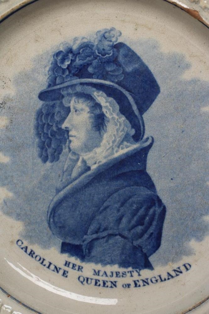 OF ROYAL INTEREST - a pearlware plate Image