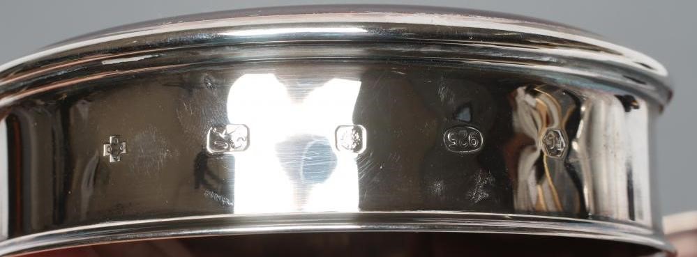 A PAIR OF BOTTLE COASTERS Image