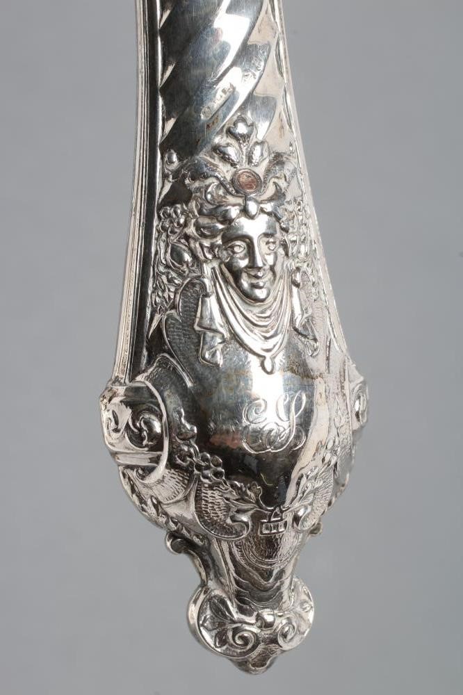 A LATE VICTORIAN LARGE SHOE HORN AND BOOT BUTTON HOOK Image