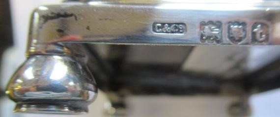 A SILVER MOUNTED TORTOISESHELL CARRIAGE CLOCK Image