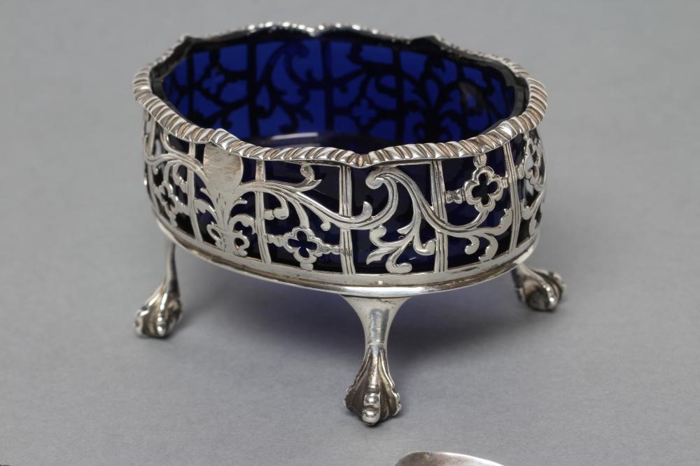 AN EARLY GEORGE III TABLE SALT Image