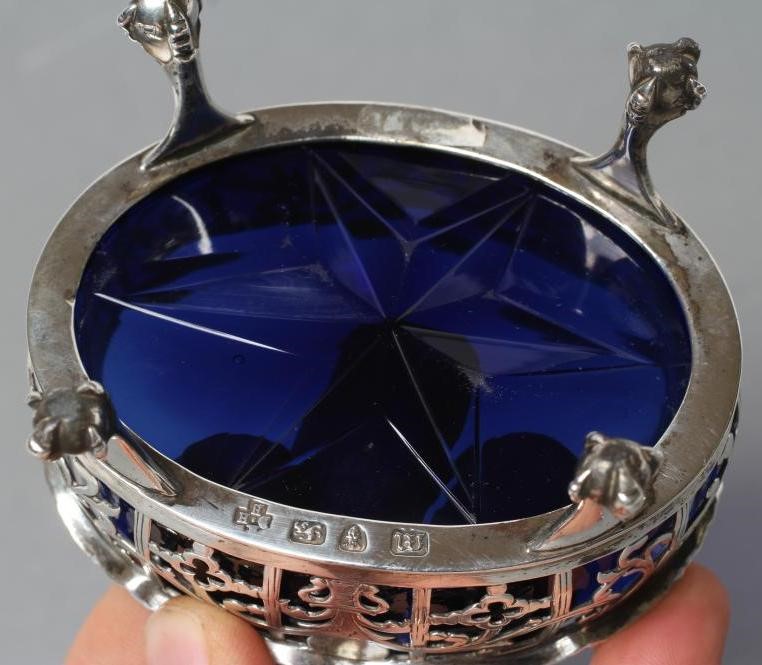 AN EARLY GEORGE III TABLE SALT Image