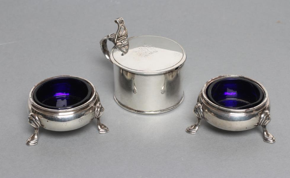 A GEORGE III DRUM MUSTARD Image