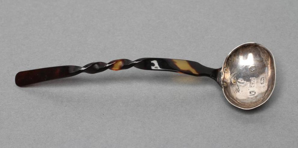 A GEORGE III SALT SPOON Image