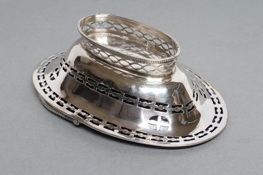 A GEORGE III EPERGNE BASKET Image