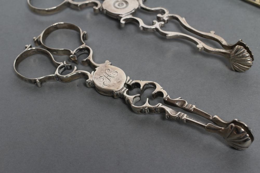 TWO PAIRS OF GEORGIAN SCISSOR SUGAR NIPS Image