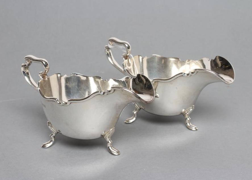 A PAIR OF SAUCEBOATS Image