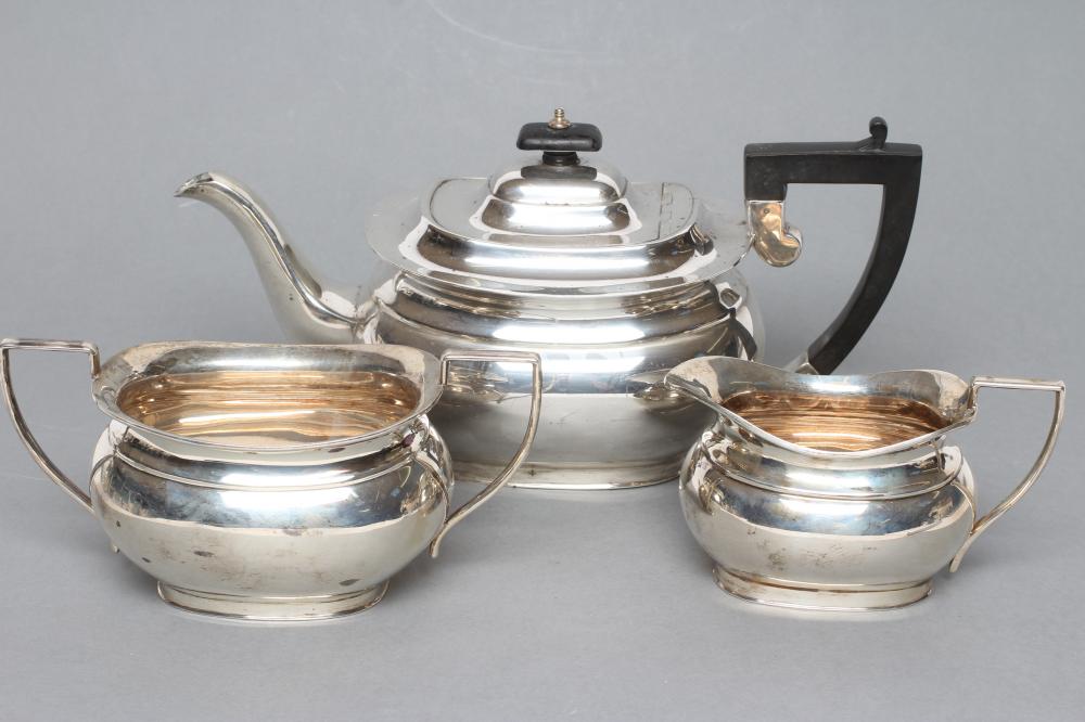 A THREE PIECE TEA SERVICE Image
