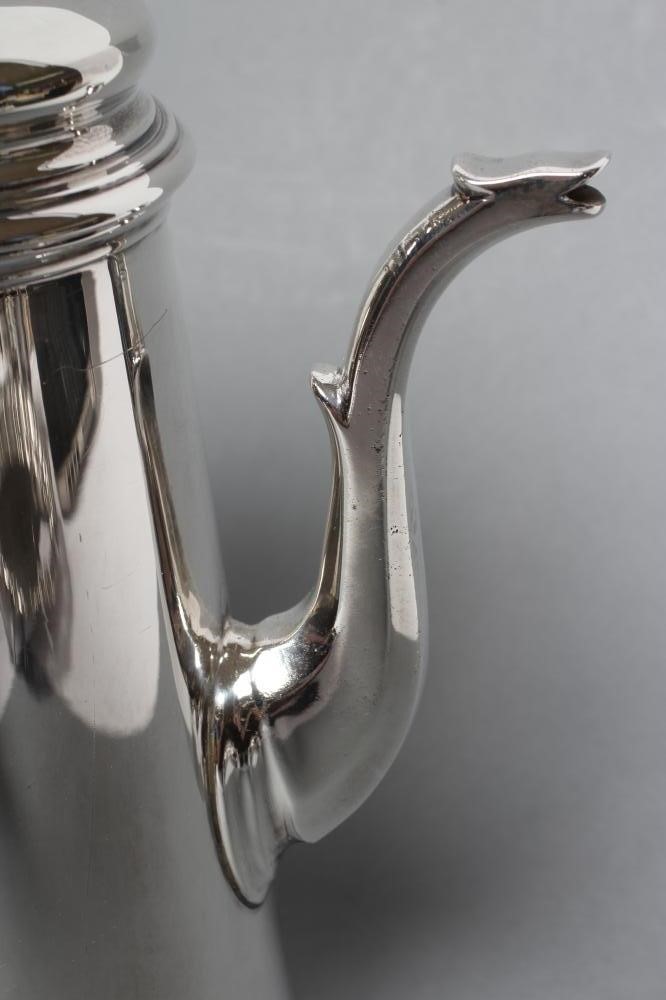 A QUEEN ANNE STYLE HOT WATER JUG Image