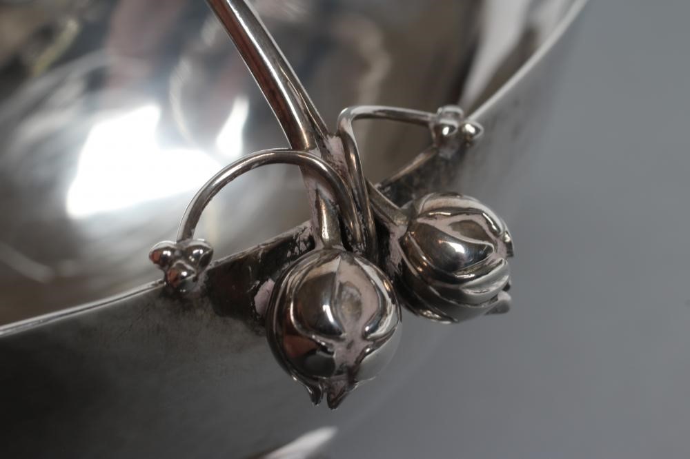 A GEORG JENSEN SUGAR BASKET Image