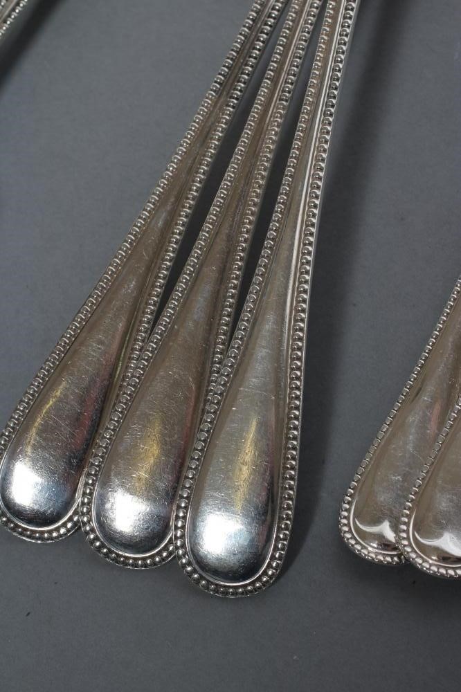 A LATE VICTORIAN SET OF SIX DESSERT FORKS Image