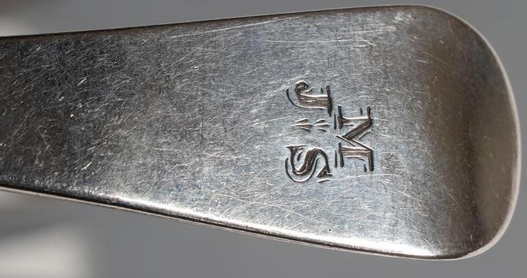 A GEORGE II FANCY BACK TABLESPOON Image