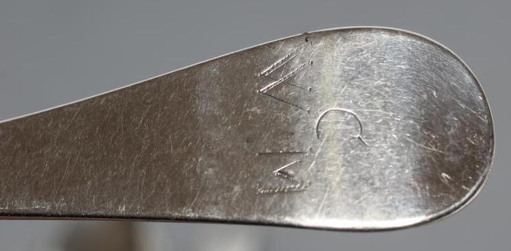 A GEORGE II FANCY BACK TABLESPOON Image