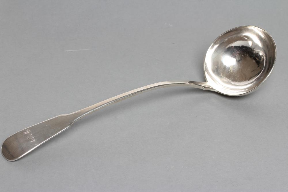 A WILLIAM IV SOUP LADLE Image
