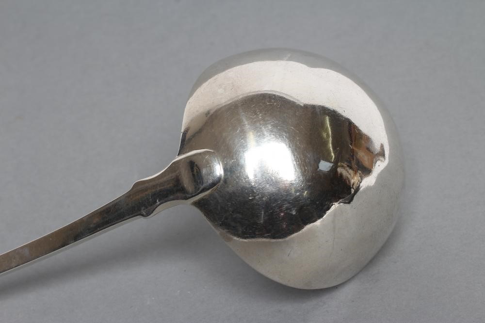 A WILLIAM IV SOUP LADLE Image