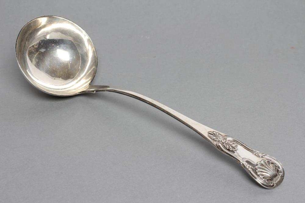 AN EARLY VICTORIAN SCOTTISH SOUP LADLE Image