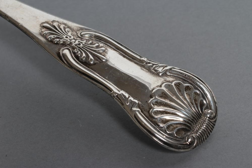 AN EARLY VICTORIAN SCOTTISH SOUP LADLE Image