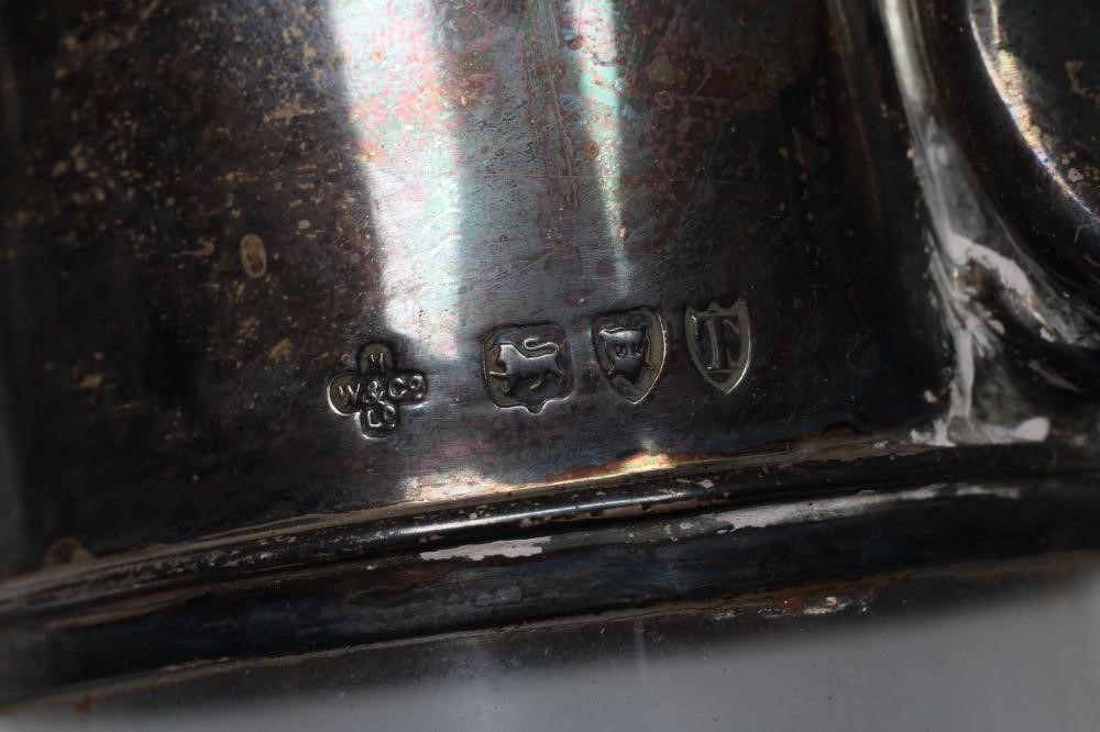 A LATE VICTORIAN GLASS CLARET JUG Image