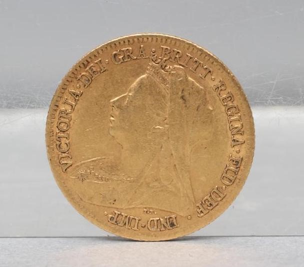 A VICTORIA OH HALF SOVEREIGN Image
