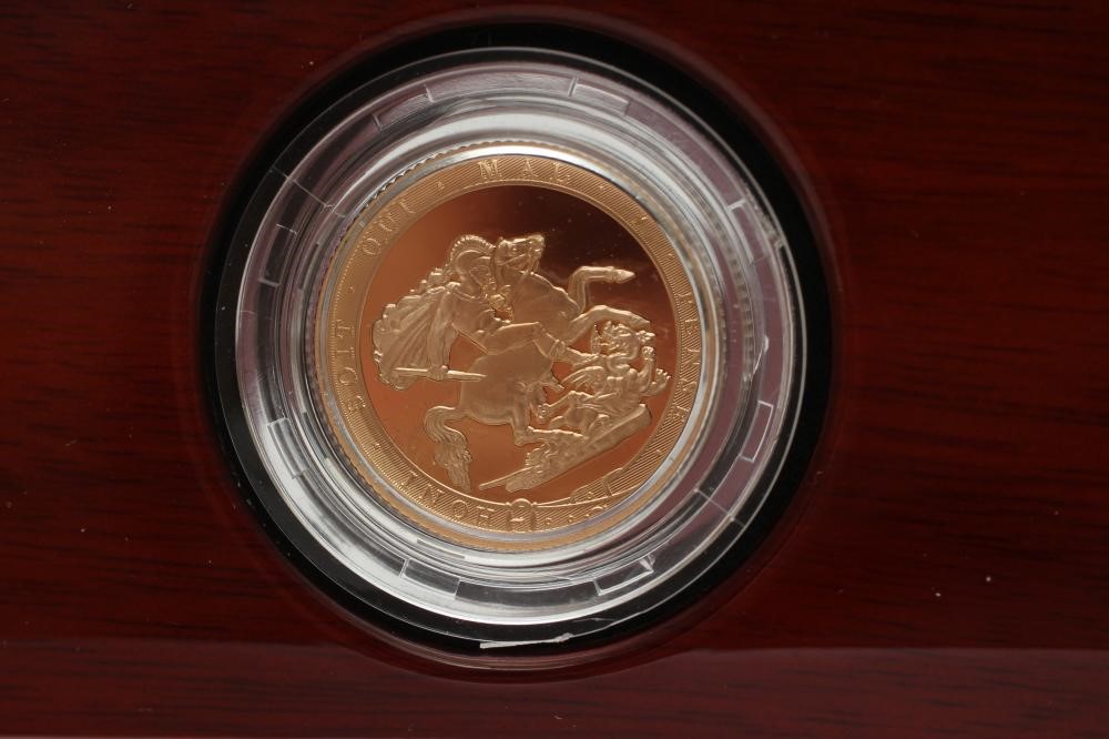 "THE SOVEREIGN FIVE COIN GOLD PROOF SET" Image