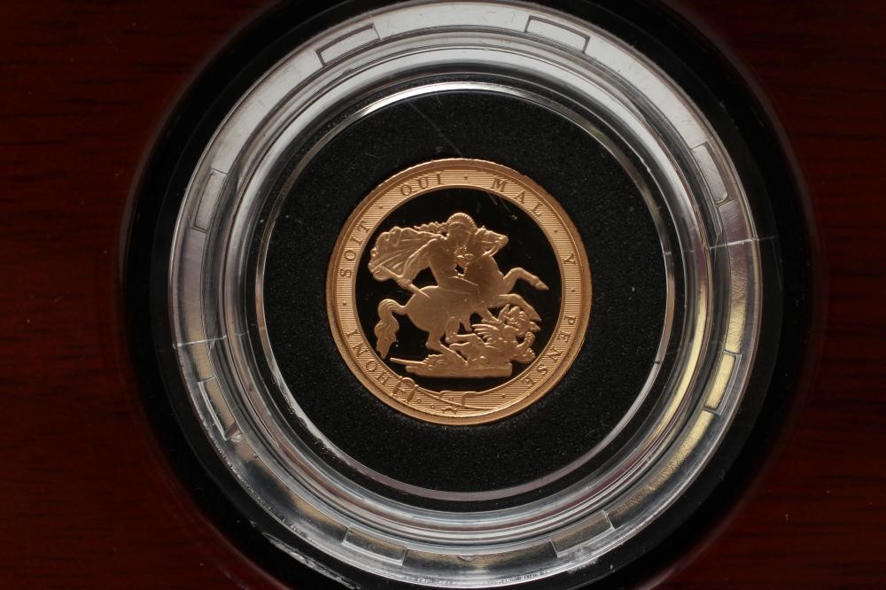 "THE SOVEREIGN FIVE COIN GOLD PROOF SET" Image