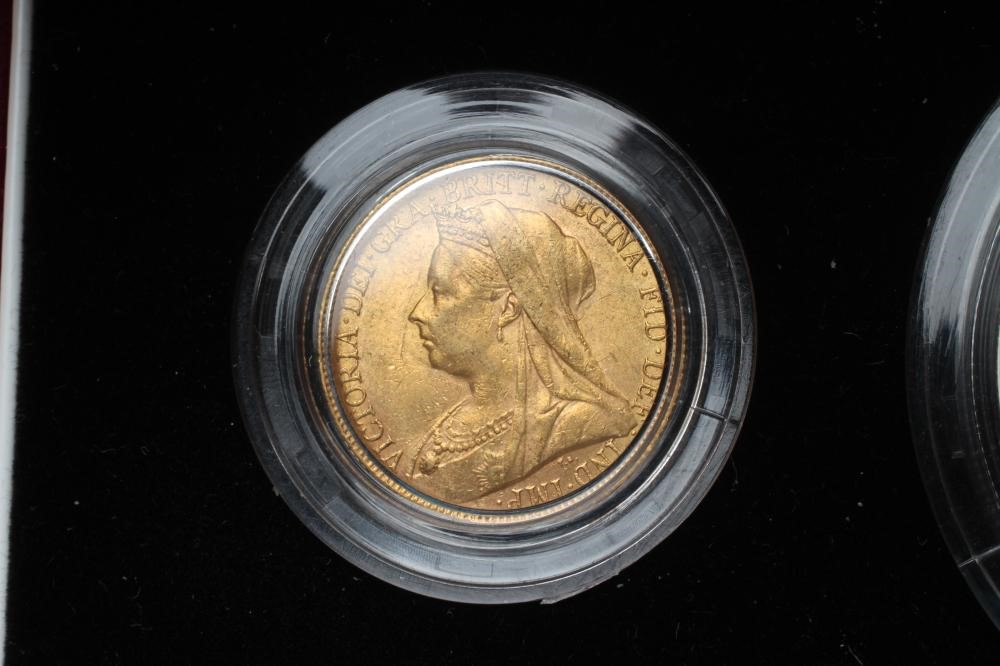 THE VICTORIA CENTENARY THREE COIN COLLECTION Image